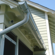 White Half Round Gutters 5